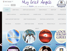 Tablet Screenshot of mygriefangels.org